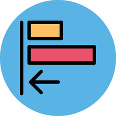 Backward Arrow Vector Icon
