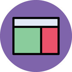 Display Screen Vector Icon
