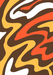 Abstract background with colorful wavy line pattern