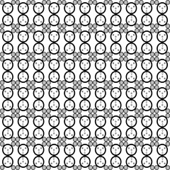 seamless pattern with circles background with star wallpaper pattern tile black and white 