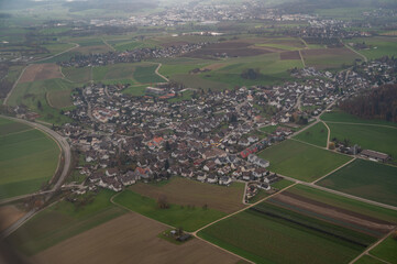Fototapeta na wymiar Aerial view of zurich