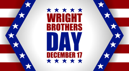 Wright Brothers Day theme. Vector illustration. Suitable for Poster, Banners, background and greeting card. 