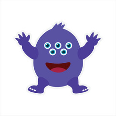 Cute Monsters Sticker