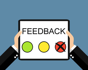 Negatives Feedback online abgeben
