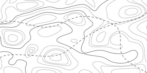 Abstract background vector and topographic patter line map background. silver line topography maount map contour background, geographic grid.