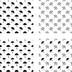 umbrella pattern for web and background also printable