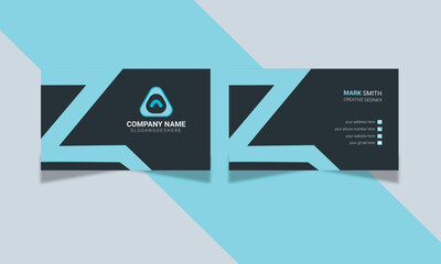 Creative and Modern Business Card Template- Abstract Name Card