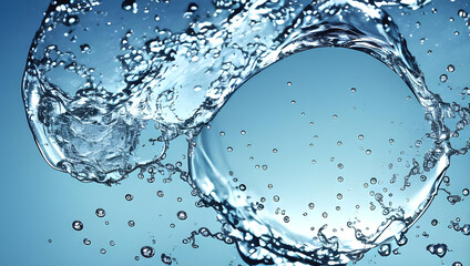 水の背景　泡　テクスチャ