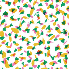 Colorful abstract hand drawn seamless pattern