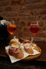 bar and typical Venetian food