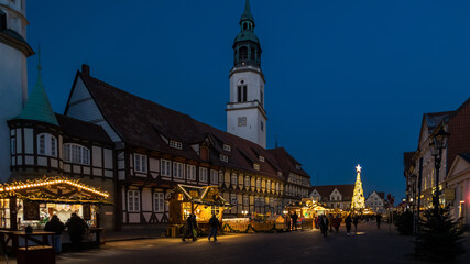 Fototapeta na wymiar Weihnachtsmarkt in Celle
