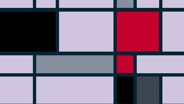 Geometric rectangle square abstract background dark indigo frame. Black indigo red gray cartoon animation backdrop. Decorative good for fashion, business, etc...