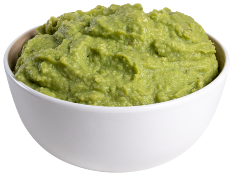 bowl with guacamole