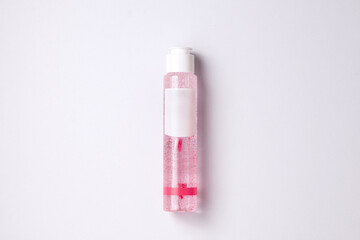 skincare products blank packages composition on white background. Feminine cosmetics mockups for advertising design