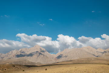 Breathtaking mountain landscape. The Anti Taurus Mountains. Aladaglar National Park. Turkey..