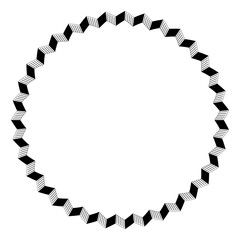 vintage circle frame png file