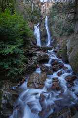 Oylat waterfall in Bursa province in Turkey.