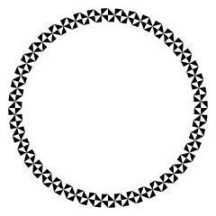 vintage circle frame png file