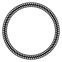 vintage circle frame png file