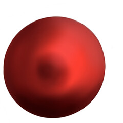 Red sphere, ball