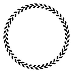 vintage circle frame png file
