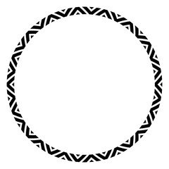 vintage circle frame png file