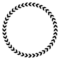vintage circle frame png file