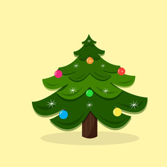 christmas tree illustration
