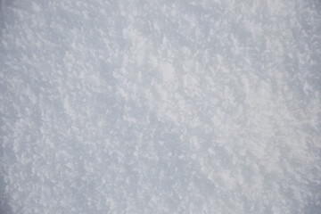 Obraz premium Texture background with white snow, selective focus
