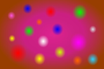 Abstract background made of shiny blurred balls