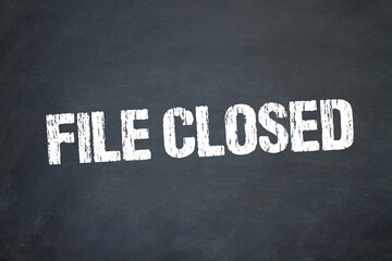 Obraz premium File closed 