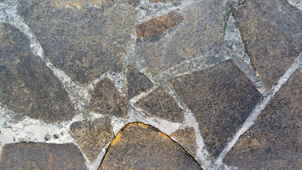stone texture. abstract texture. a set of stones of different shapes. Horizontal image. Banner for insertion into site.