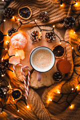 Christmas time. Flatlay