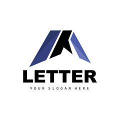 A Letter Logo, Letter Logotype Vector, Product Brand Design, Company Initials, Construction, Education