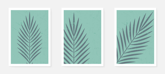 Botanical wall art. Abstract wall art poster prints. Wall prints. Posters collection. Collection of vector abstract wall art. Minimalistic poster prints