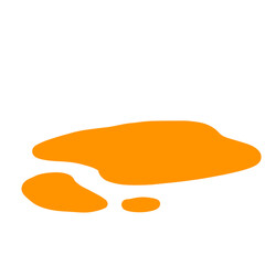 Abstract Shape Illustration Orange