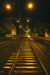 Railroad in Tomsk