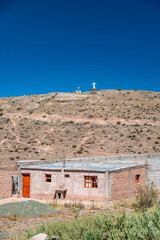 the village of La Poma in Argentina In the Andes of South America