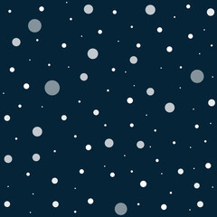 Seamless pattern with snow
