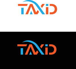 typography letter logo taxid monogram 