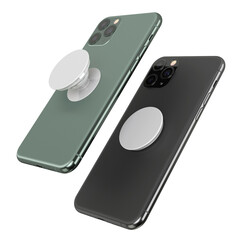 White phone Pop sockets