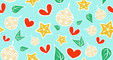seamless Christmas pattern for backgeound