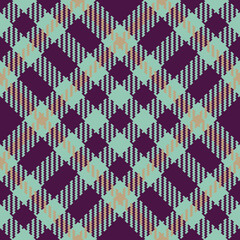 Check fabric plaid. Textile pattern tartan. Texture seamless vector background.