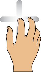 Screen hand gestures