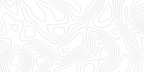 Topographic map. Geographic mountain relief. Abstract lines background. Contour maps. Vector illustration, Topo contour map on white background, Topographic contour lines vector map seamless pattern