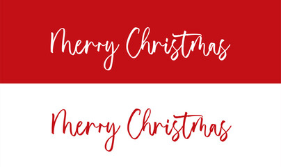 Merry Christmas script hand lettering on white and red backgrounds, Merry Christmas text styles, Merry Christmas 2023 calligraphy