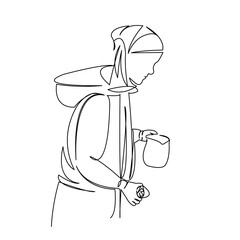 girl making lemonade