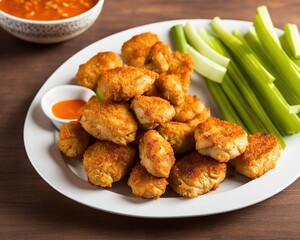 plate of boneless chicken, thigh fillet