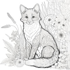 Naklejka premium Coloring book, for adults and children.