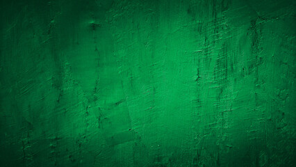Texture green black grungy cement concrete wall abstract background
